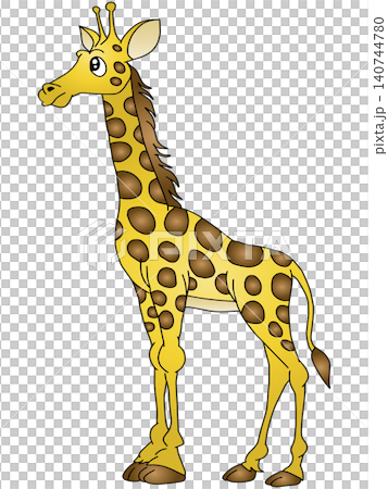 手書き動物イラスト☆キリン君 手書き動物イラスト☆キリン君 140744780