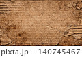 Paper cardboard background. Old Natural corrugated carton sheet. Kraft cardboard texture 140745467
