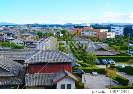 松阪城址　二ノ丸からの城下の眺望　松坂市 140745493
