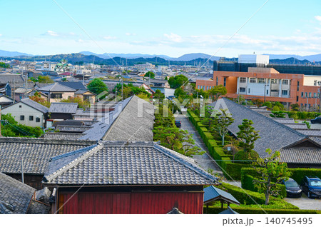 松阪城址 二ノ丸からの城下の眺望 松坂市 松阪城址 二ノ丸からの城下の眺望 松坂市 140745495