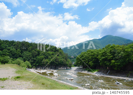 初夏の川のある風景 初夏の川のある風景 140745595