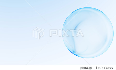 Transparent cyan biotech sphere with a delicate flowing surface appears beside clean copy space, ideal for medical science, healthcare research and clinical presentations. Transparent cyan biotech sphere with a delicate flowing surface appears beside clean copy space, ideal for medical science, healthcare research and clinical presentations. 140745855