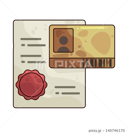 Illustration of License Illustration of License 140746170