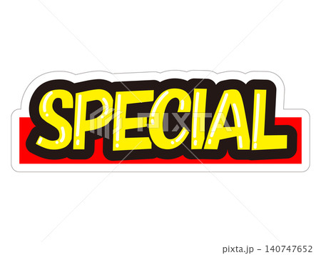 目立つ販促POP　SPECIAL 140747652