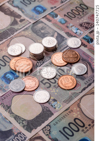 Japan, Japanese yen paper banknotes, money for business. Japanese yen Japan, Japanese yen paper banknotes, money for business. Japanese yen 140747725