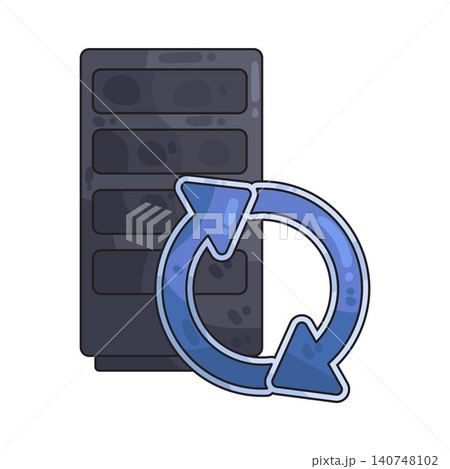 Illustration of Backup Illustration of Backup 140748102