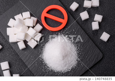The sugar ban sign as a concept to stop the problem of diabetes and obesity. The sugar ban sign The sugar ban sign as a concept to stop the problem of diabetes and obesity. The sugar ban sign 140748835