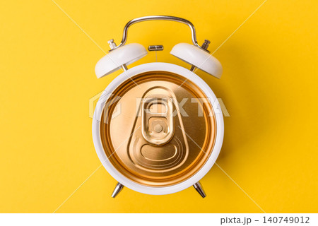 A beer lid cap as a concept for the end of a break, workday, or week. A beer can lid A beer lid cap as a concept for the end of a break, workday, or week. A beer can lid 140749012