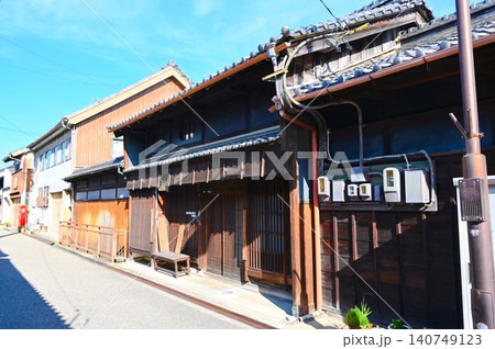 一身田 門前町 古い街並み 津市 一身田 門前町 古い街並み 津市 140749123