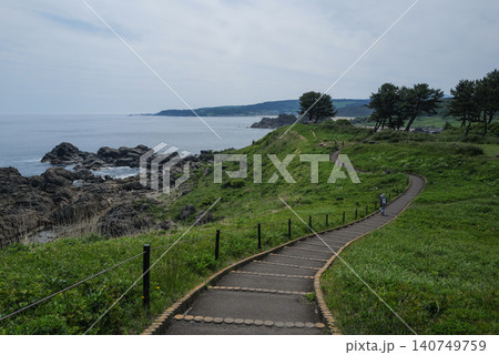 葦毛崎 - 種差海岸の遊歩道 みちのく潮風トレイル 葦毛崎 - 種差海岸の遊歩道 みちのく潮風トレイル 140749759