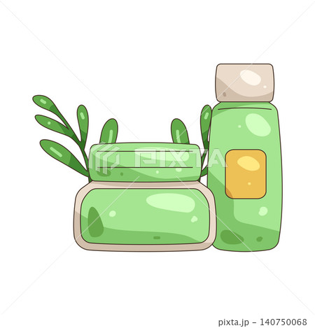 Illustration of Natural skincare products Illustration of Natural skincare products 140750068