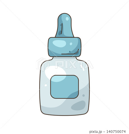 Illustration of beauty bottle 140750074