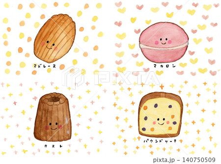 かわいい焼き菓子たち かわいい焼き菓子たち 140750509