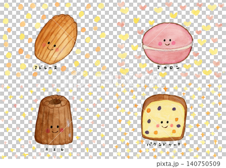 かわいい焼き菓子たち かわいい焼き菓子たち 140750509