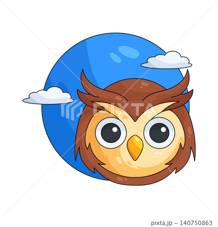 Illustration of owl Illustration of owl 140750863