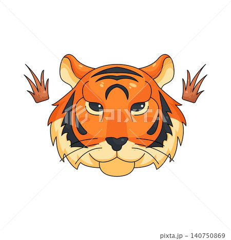 Illustration of tiger Illustration of tiger 140750869