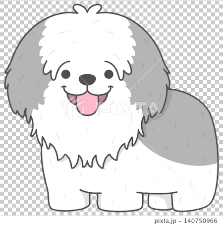 Adorable Old English Sheepdog Companion Dog Adorable Old English Sheepdog Companion Dog 140750966