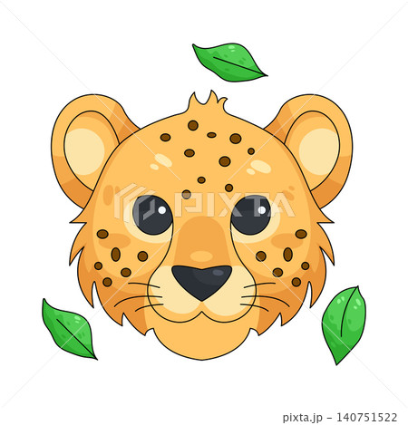Illustration of cheetah Illustration of cheetah 140751522