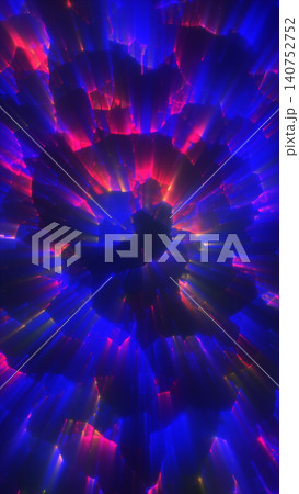 Vivid blue and magenta neon crystal tunnel with glowing radial beams, futuristic depth, and abstract digital energy. Vivid blue and magenta neon crystal tunnel with glowing radial beams, futuristic depth, and abstract digital energy. 140752752