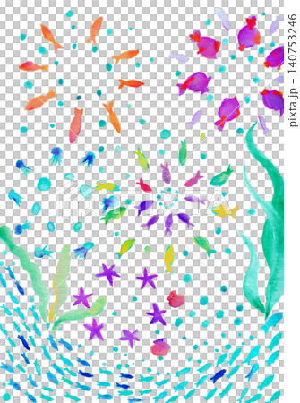 海底的 海裡 魚 140753246