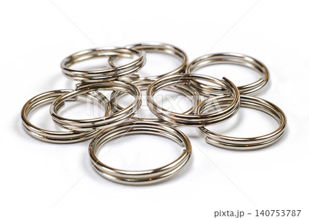handmade rings on a white background handmade rings on a white background 140753787
