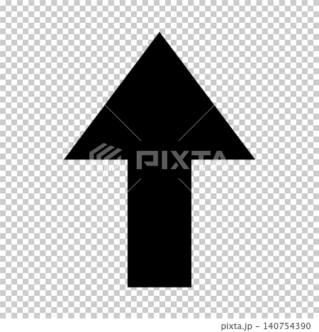Arrow silhouette icon, alpha channel Arrow silhouette icon, alpha channel 140754390
