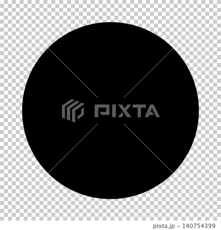 Circle silhouette icon, alpha channel 140754399