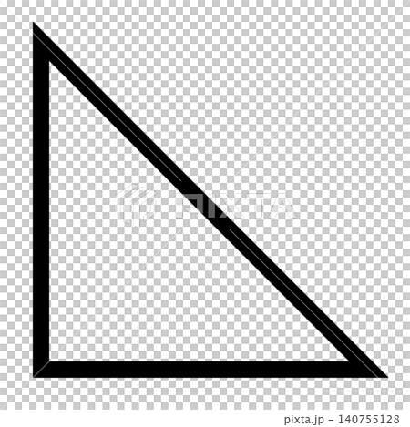 Isosceles triangle line silhouette icon, alpha channel Isosceles triangle line silhouette icon, alpha channel 140755128