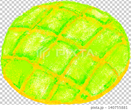 Illustration of melon bread 140755881