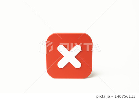 Red cancellation symbol. Refusal and prohibition. Receive a recusal. Concept of failure. Red cancellation symbol. Refusal and prohibition. Receive a recusal. Concept of failure. 140756113