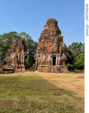 ロリュオス遺跡群のロレイ寺院、2026年1月、世界遺産 ロリュオス遺跡群のロレイ寺院、2026年1月、世界遺産 140756246
