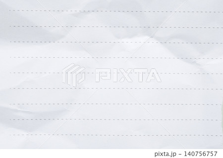 Blank crumpled lined notebook paper texture background Blank crumpled lined notebook paper texture background 140756757