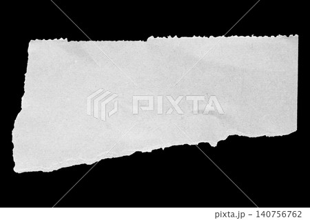 White ripped recycle craft paper torn edges strips isolated on black background White ripped recycle craft paper torn edges strips isolated on black background 140756762