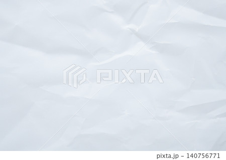 Abstract white crumpled and creased recycle paper texture background 140756771