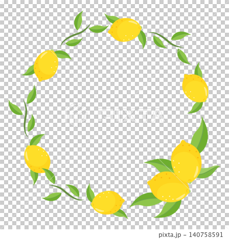 兩個大檸檬和一個花環架 兩個大檸檬和一個花環架 140758591