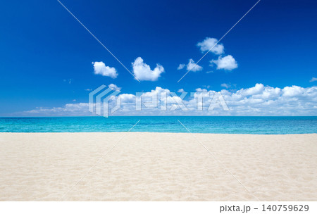 beautiful blue caribbean sea beach beautiful blue caribbean sea beach 140759629