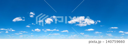 Blue Sky background with tiny Clouds. Panorama background Blue Sky background with tiny Clouds. Panorama background 140759660