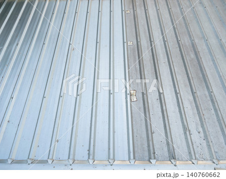 Industrial Corrugated Metal Wall Texture Background with Steel Siding Pattern Industrial Corrugated Metal Wall Texture Background with Steel Siding Pattern 140760662