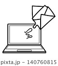 パソコンメール送信（シンプル） 140760815