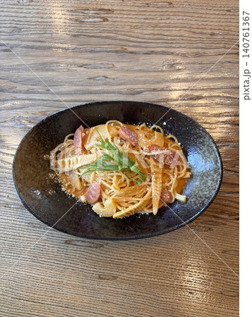 カフェでパスタランチ カフェでパスタランチ 140761367