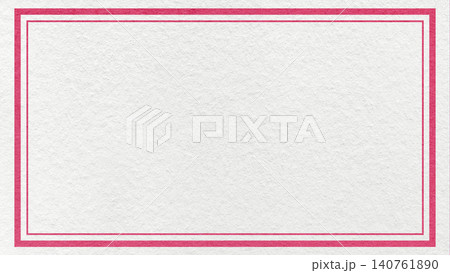 Textured white paper background with hot pink double frame border and copy space for banner, presentation, template Textured white paper background with hot pink double frame border and copy space for banner, presentation, template 140761890