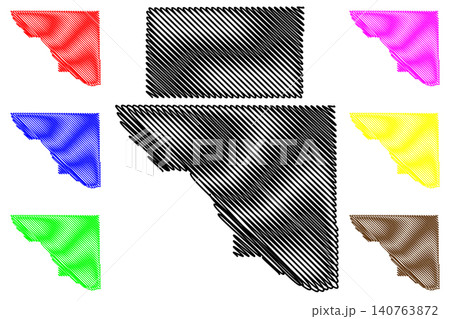 Woods and Texas County, Oklahoma State (U.S. county, United States of America, USA, U.S., US) map vector illustration, scribble sketch map Woods and Texas County, Oklahoma State (U.S. county, United States of America, USA, U.S., US) map vector illustration, scribble sketch map 140763872