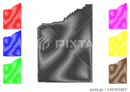 Jackson County, Oregon State (U.S. county, United States of America, USA, U.S., US) map vector illustration, scribble sketch Jackson map Jackson County, Oregon State (U.S. county, United States of America, USA, U.S., US) map vector illustration, scribble sketch Jackson map 140763887