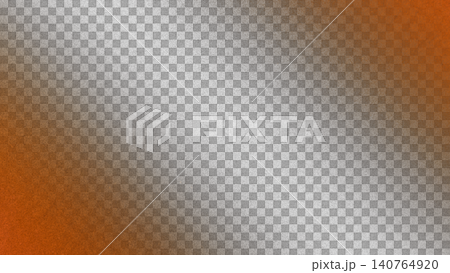 Abstract noisy gradient background texture panel with rust orange and grit grey tones on a transparent grid, ideal for grunge overlays and distressed designs 140764920