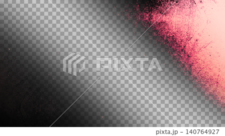 Abstract diagonal noisy gradient with distressed pink grunge scratches and dark splashes on transparent checkerboard background concept of vibrant decay Abstract diagonal noisy gradient with distressed pink grunge scratches and dark splashes on transparent checkerboard background concept of vibrant decay 140764927