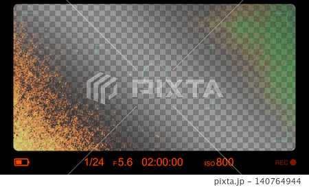 Cinematic camera overlay with warm grunge texture, recording interface, and transparent center isolated for video editing, filmmaking, and retro screen effects. Cinematic camera overlay with warm grunge texture, recording interface, and transparent center isolated for video editing, filmmaking, and retro screen effects. 140764944