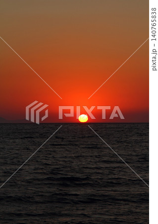 Seaside town of Turgutreis and spectacular sunsets Seaside town of Turgutreis and spectacular sunsets 140765838