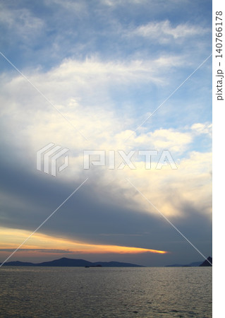 Seaside town of Turgutreis and spectacular sunsets Seaside town of Turgutreis and spectacular sunsets 140766178