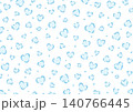 ハートのヒョウ柄の背景イラスト 140766445