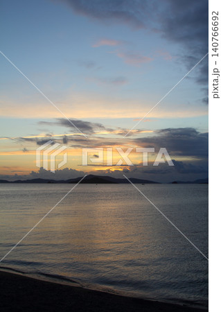 Seaside town of Turgutreis and spectacular sunsets Seaside town of Turgutreis and spectacular sunsets 140766692